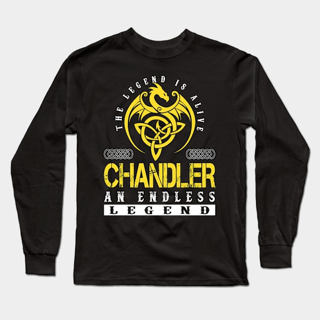 CHANDLER Long Sleeve T-Shirt by meliapip